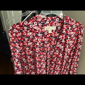 Michael Michael Kors Floral Shirt Dress